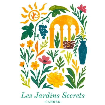Illustration Les jardins secrets de cahors
